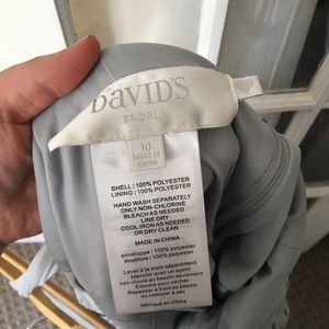 David’s bridal dress in color mystic.